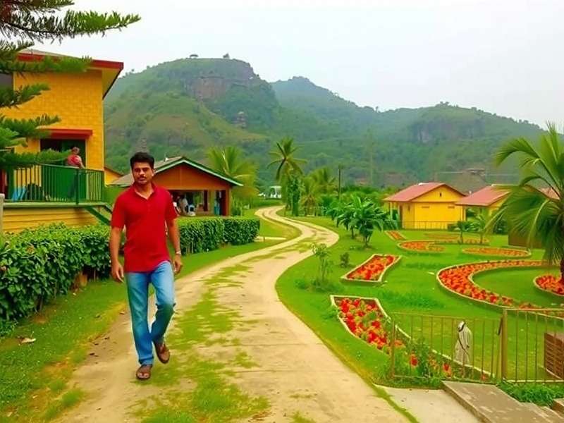 Anise Nagar - Starting Point of the Odyssey Anise Nagar Village in Indian Anise Odyssey